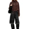 m-marcellette Pullover mit halbem Reißverschluss und Used-Look