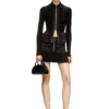 m-melissa Gerippte Strickjacke mit Cargotaschen