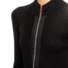 m-melissa Gerippte Strickjacke mit Cargotaschen