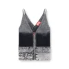 m-melly Strick-Tanktop mit Denim-Cargotaschen m-melly Strick-Tanktop mit Denim-Cargotaschen