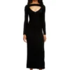 m-oloni Midi-Kleid aus Wolle mit Einlage m-oloni Midi-Kleid aus Wolle mit Einlage