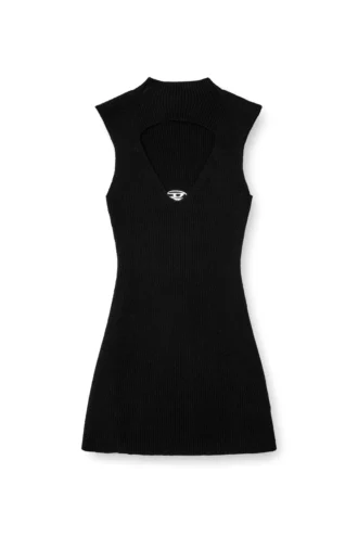 m-oloni-short Minikleid aus Wolle mit Einsatz