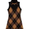 m-romko-dress Wollkleid mit Argyle-Muster m-romko-dress Wollkleid mit Argyle-Muster