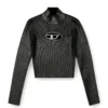 m-valari-tn Gerippter Rollkragenpullover mit Glanzeffekt m-valari-tn Gerippter Rollkragenpullover mit Glanzeffekt