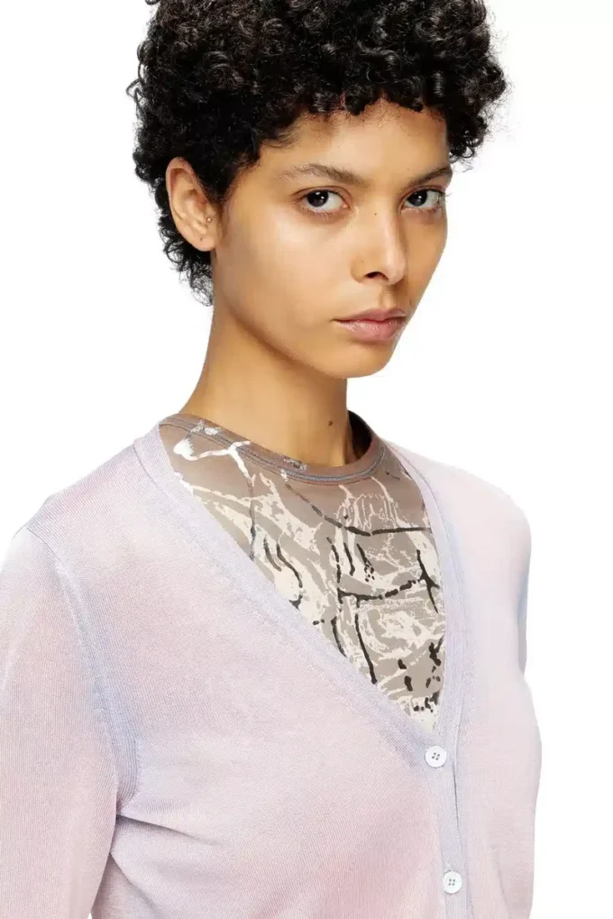 m-vitta Dégradé-Strickjacke