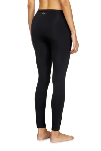 meredith-utlt Nylon-Leggings mit Cut-out am Rücken Oval D