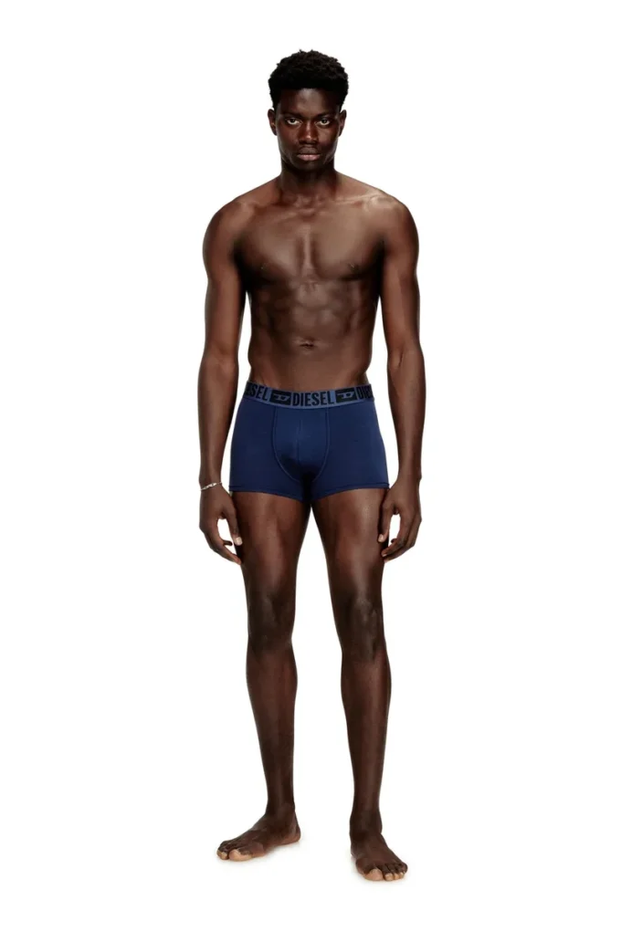 mike-d-core-3pack 3er-Pack Boxershorts aus Stretch-Baumwolle mit farblich abgestimmtem Bund