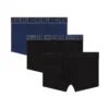 mike-d-core-3pack 3er-Pack Boxershorts aus Stretch-Baumwolle mit farblich abgestimmtem Bund