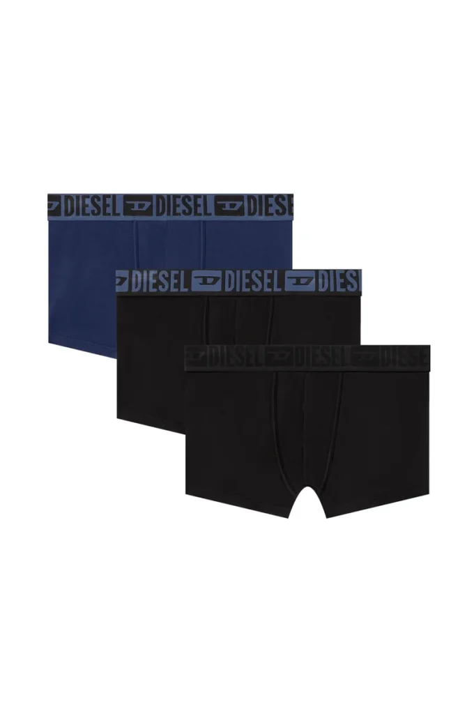 mike-d-core-3pack 3er-Pack Boxershorts aus Stretch-Baumwolle mit farblich abgestimmtem Bund