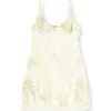 Mini-Kleid aus Nylon mit Heraldic-Print und d-Inlay