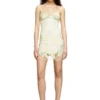 Mini-Kleid aus Nylon mit Heraldic-Print und d-Inlay