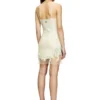Mini-Kleid aus Nylon mit Heraldic-Print und d-Inlay