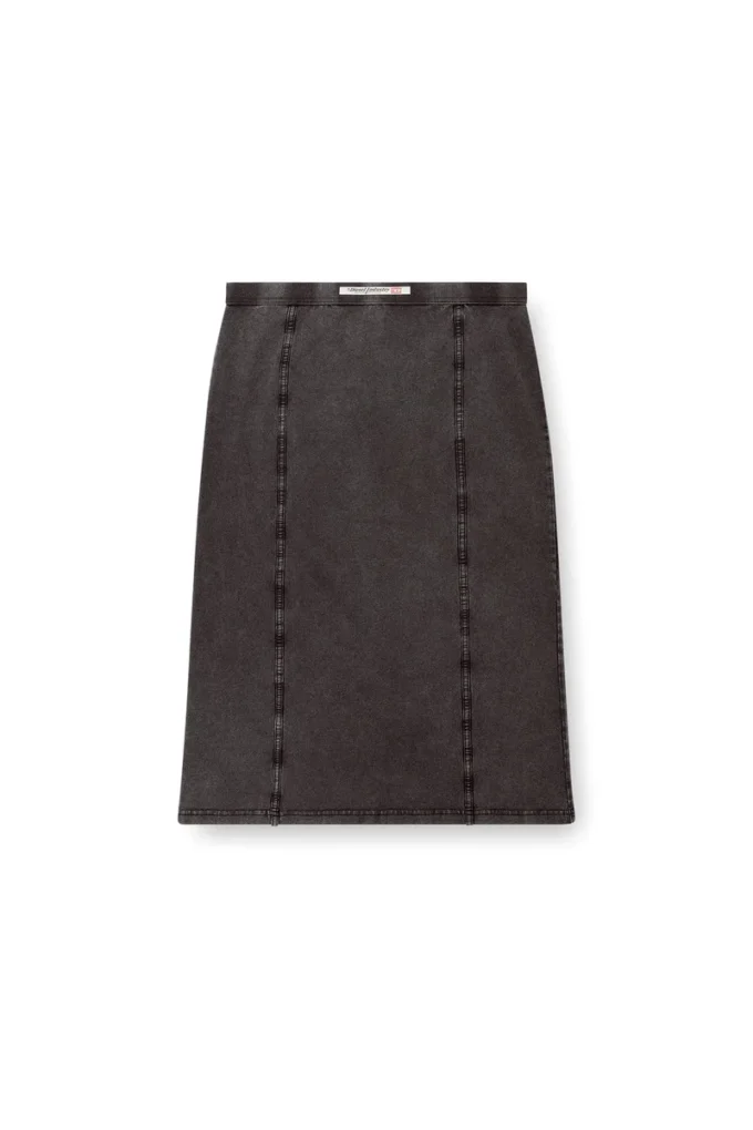 o-allegra Midirock mit Denim-Effekt o-allegra Midirock mit Denim-Effekt