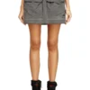 o-cean-s1 Nylon-Minirock mit großen Pattentaschen o-cean-s1 Nylon-Minirock mit großen Pattentaschen