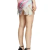 o-dare Viskose-Minirock mit Heraldic-Print