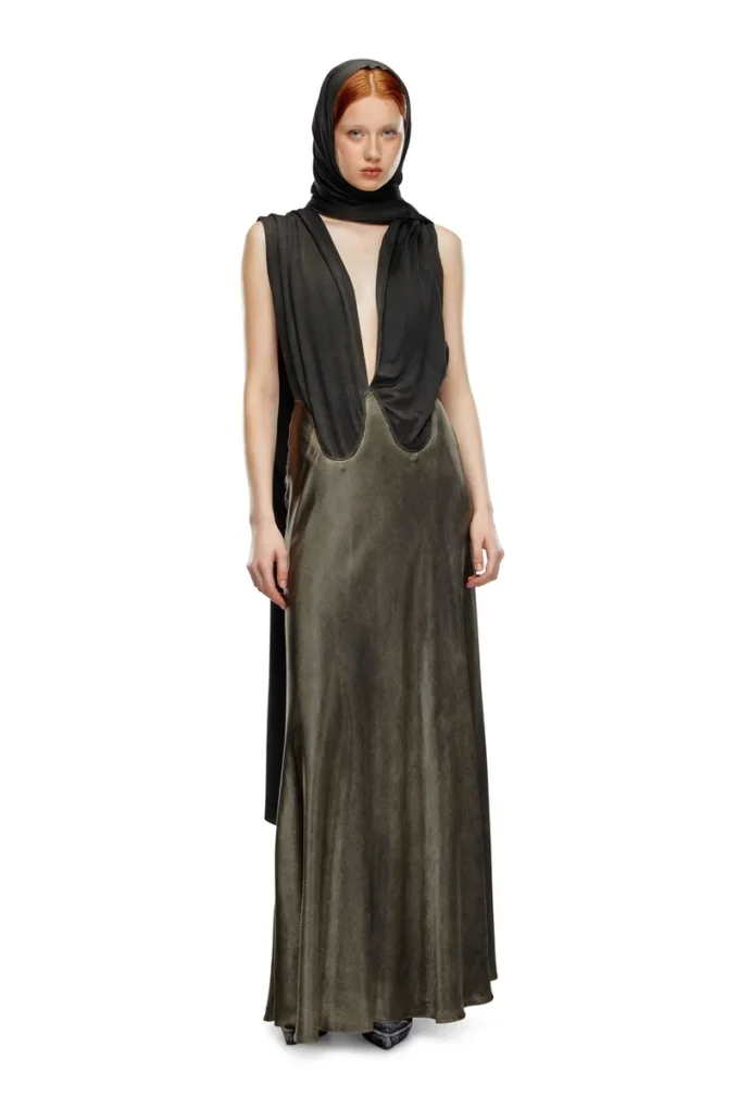 o-dyva Kleid mit Schals