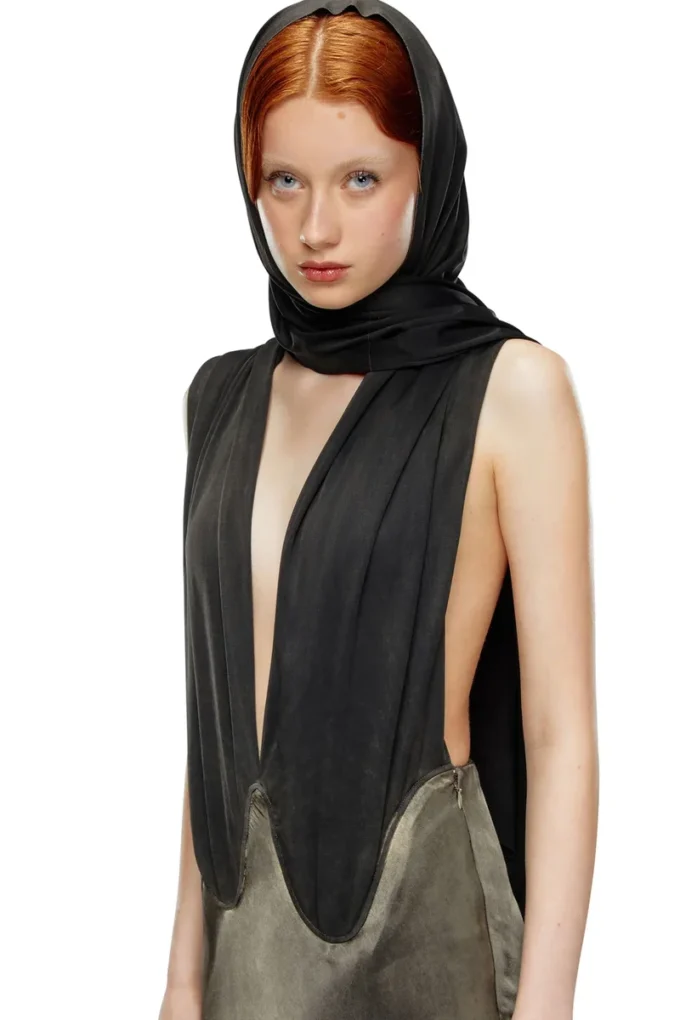 o-dyva Kleid mit Schals