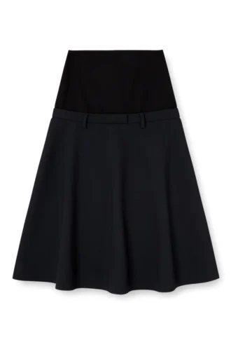 o-grace-bond Rock mit tiefem Bund aus neoprenbeschichtetem Stoff