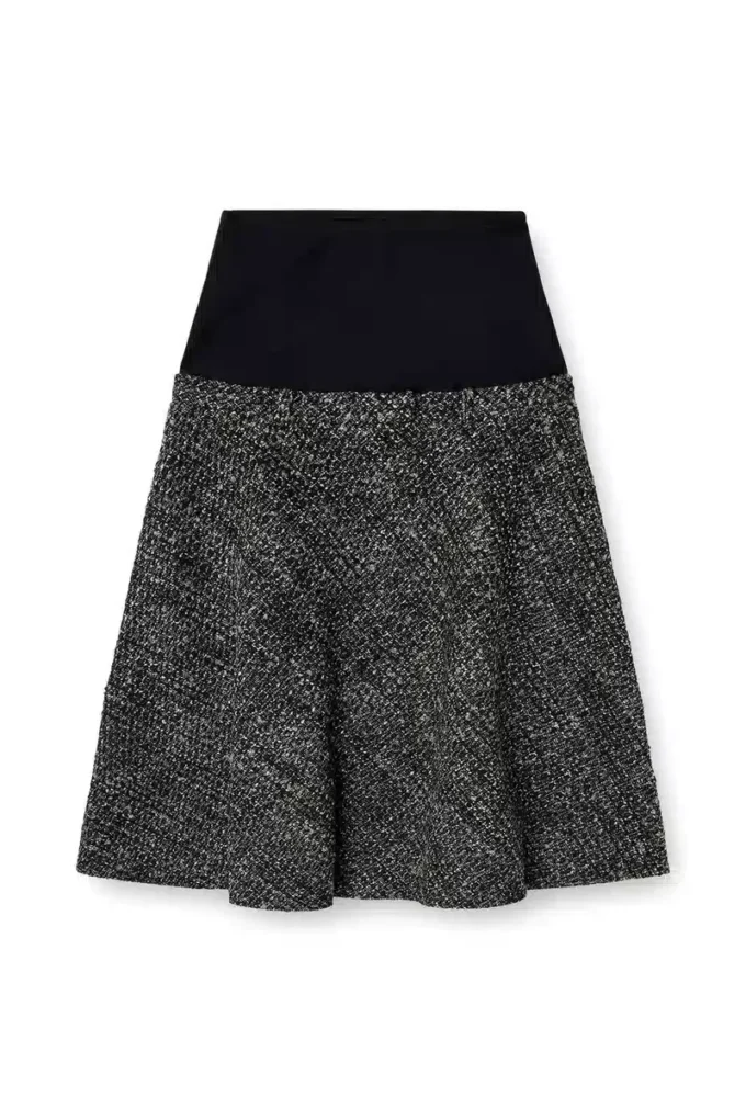 o-grace Bouclé-Rock mit Stretch-Bund