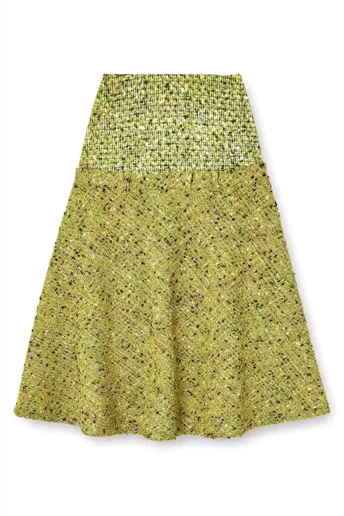 o-grace-mix Bouclé-Rock mit Lycra-Bund