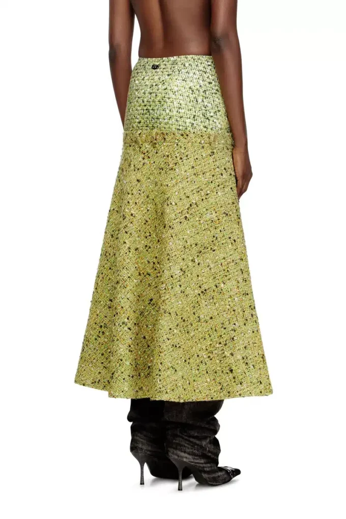 o-grace-mix Bouclé-Rock mit Lycra-Bund