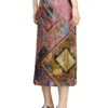 o-rchid Viskose-Midirock mit Heraldic-Print o-rchid Viskose-Midirock mit Heraldic-Print