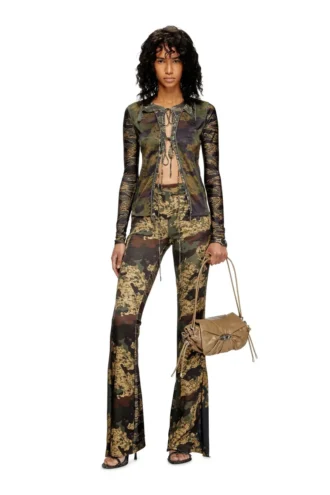 p-affal Jazzhose mit gemischten Camouflage-Prints