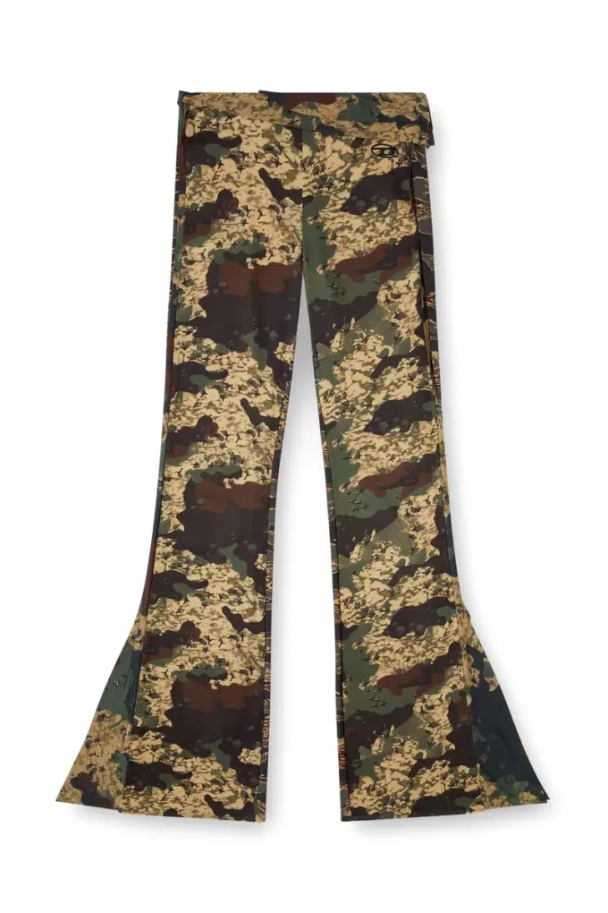 p-affal Jazzhose mit gemischten Camouflage-Prints