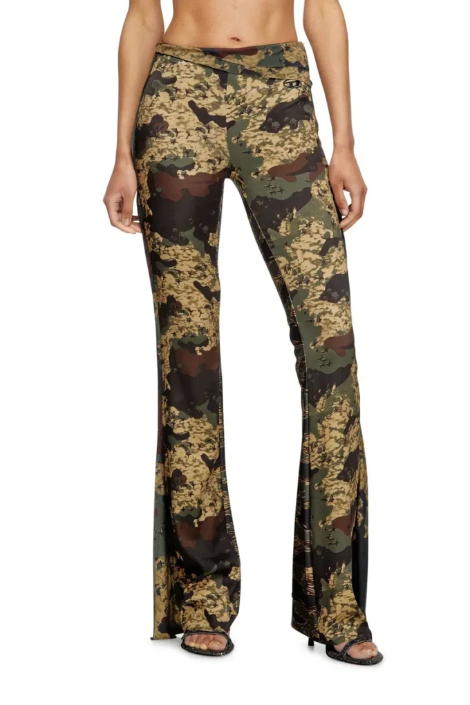p-affal Jazzhose mit gemischten Camouflage-Prints