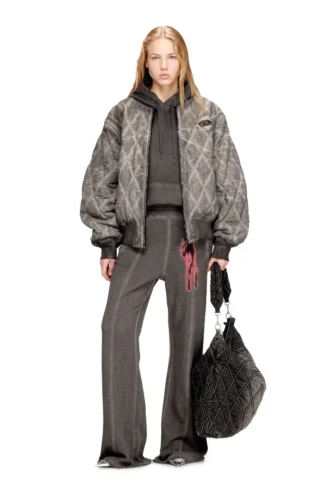 p-anta Baumwollhose mit Prints und Nieten