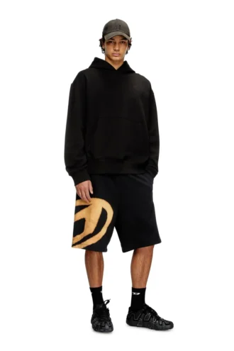 p-crow-bleach Sweatshorts mit gebleichtem Logo