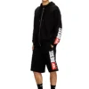 p-crow-div Fleece-Shorts mit großem Logo-Aufnäher p-crow-div Fleece-Shorts mit großem Logo-Aufnäher
