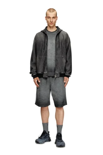 p-crowde Sweatshorts mit Phoenix-Devoré