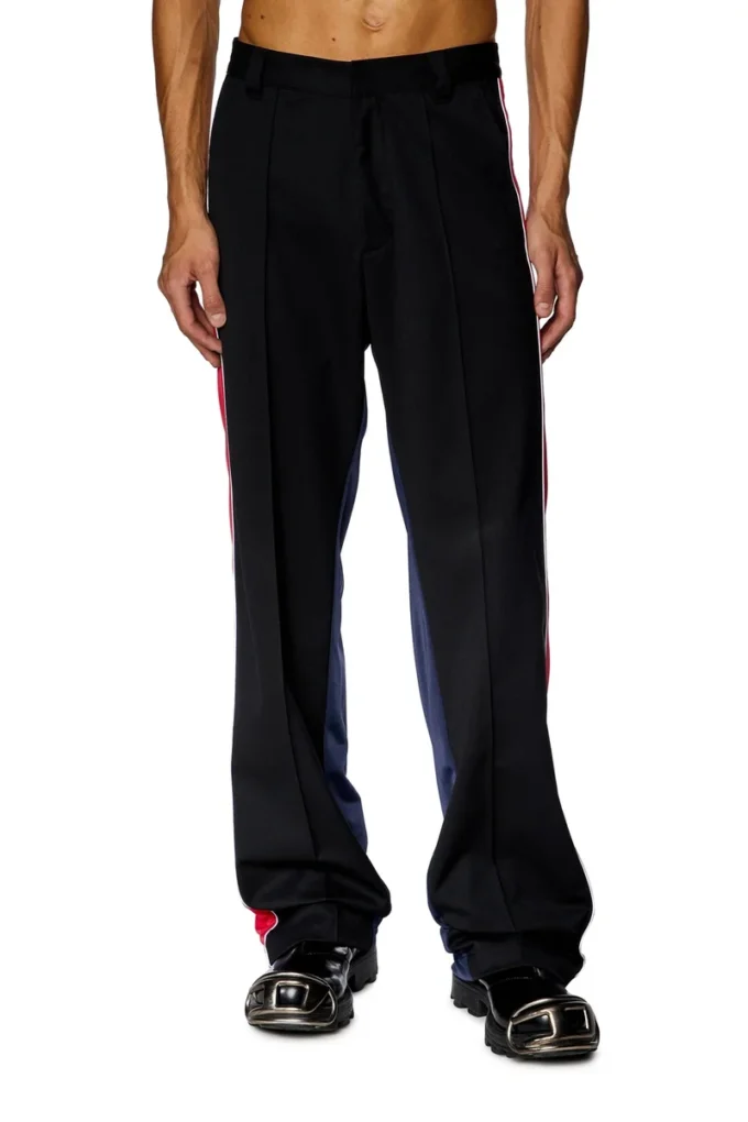 p-devlin Hybridhose aus kühler Wolle und Tech-Jersey p-devlin Hybridhose aus kühler Wolle und Tech-Jersey