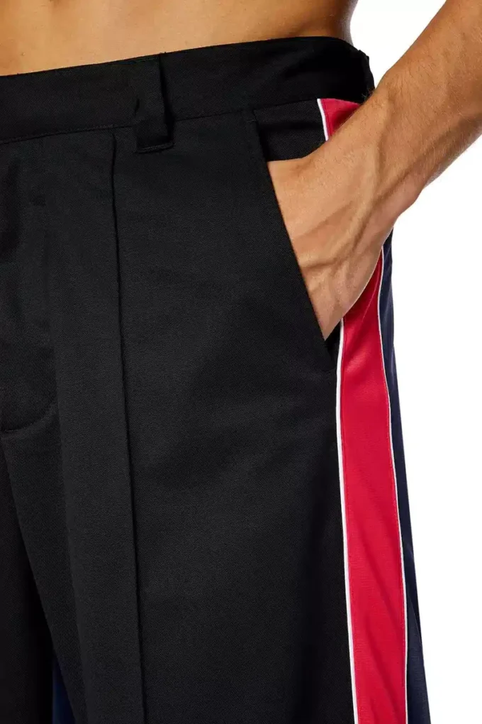p-devlin Hybridhose aus kühler Wolle und Tech-Jersey p-devlin Hybridhose aus kühler Wolle und Tech-Jersey