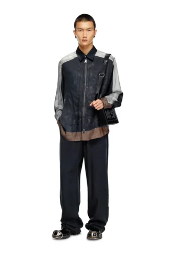 p-dreyer-c Hose mit Kordelzug aus verblasstem Twill