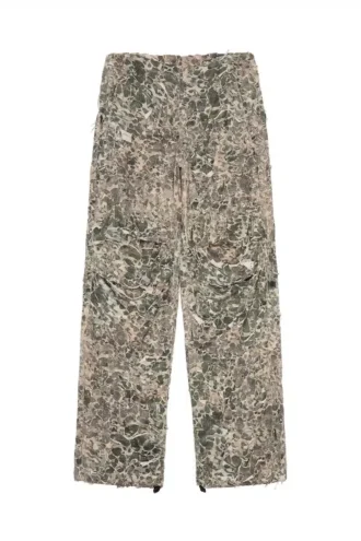 p-hokney Camo-Hose mit Destroyed-Effekt