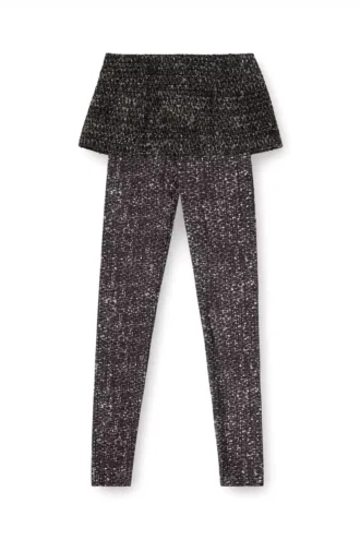 p-hour Bouclé-Rock mit Leggings