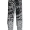 p-labis Elastische Hose aus Devoré-Hahnentrittmuster p-labis Elastische Hose aus Devoré-Hahnentrittmuster