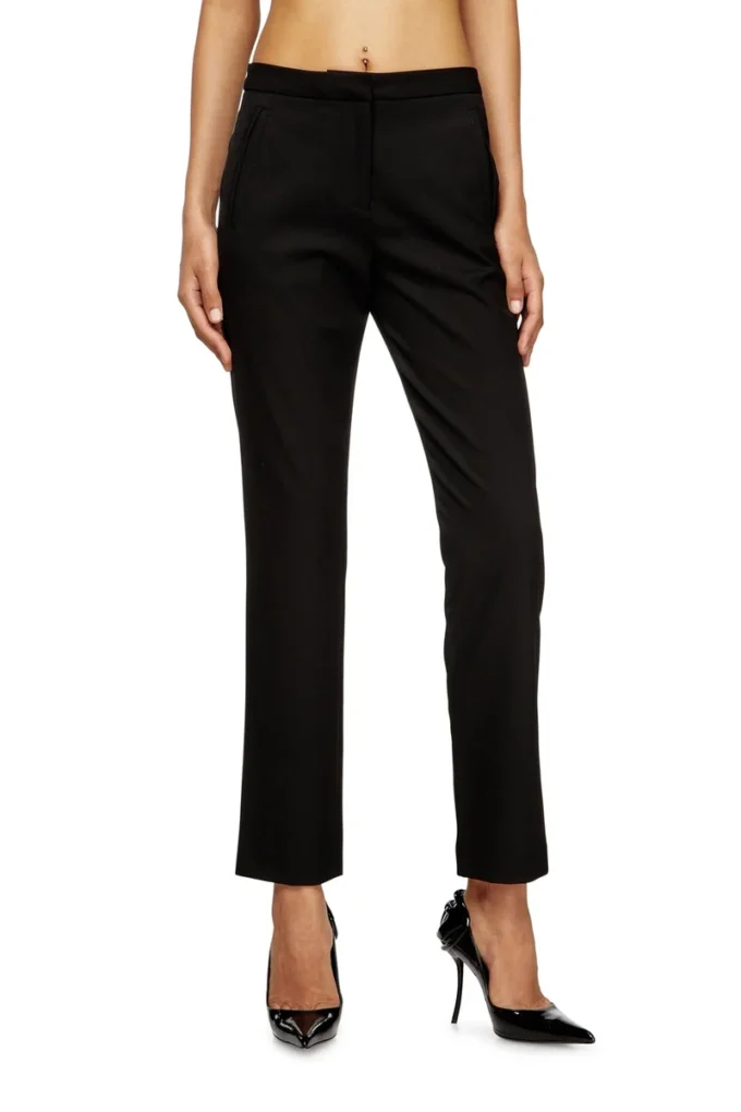p-lacer-r2 Hose aus Wollmischung mit Leistentaschen p-lacer-r2 Hose aus Wollmischung mit Leistentaschen