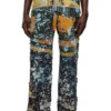 p-leopes-peel Destroyed-Hose mit Kino-Prints