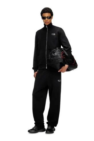 p-marky-od Jogginghose mit ovalem D-Logo in Metallic-Optik