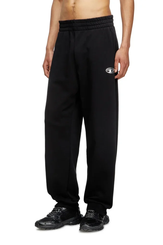 p-marky-od Jogginghose mit ovalem D-Logo in Metallic-Optik