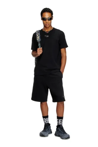 p-marshy-od Sweatshorts mit silbernem Oval D