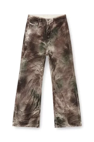 p-thug-pant Hose aus geknittertem Camo-Canvas