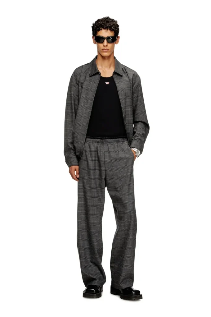 p-tilson Wollhose mit Kordelzug in der Taille