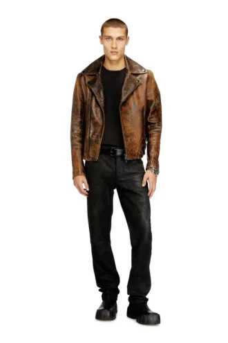 p-vyll-dmbi Lederhose im Jeans-Schnitt