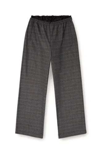 p-yrite Wollhose mit Leistentaschen