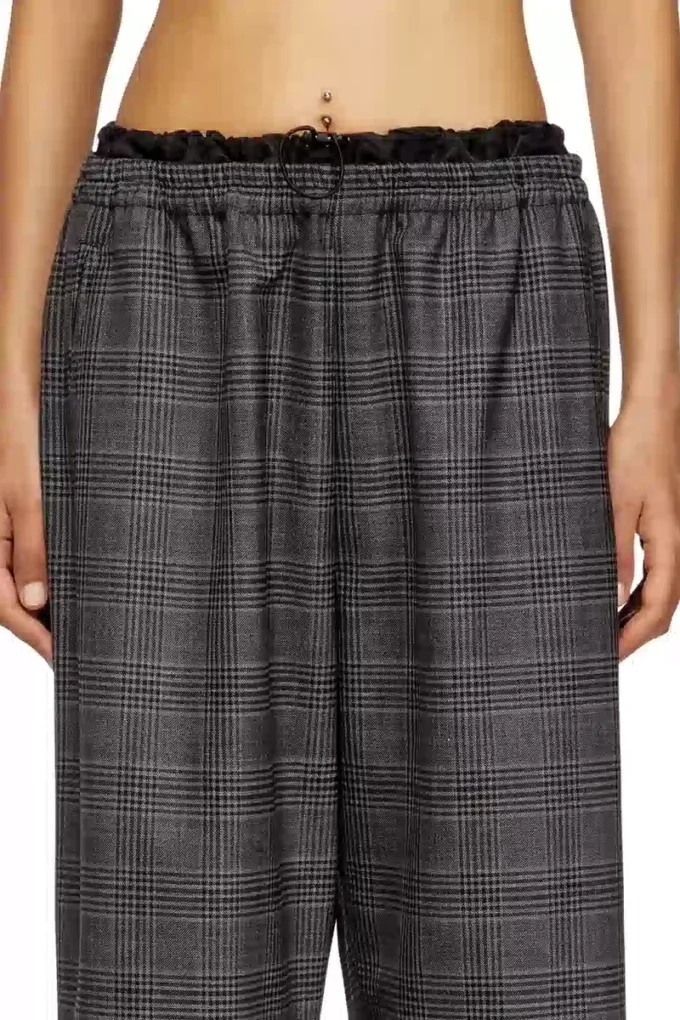 p-yrite Wollhose mit Leistentaschen