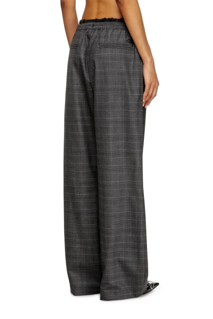 p-yrite Wollhose mit Leistentaschen